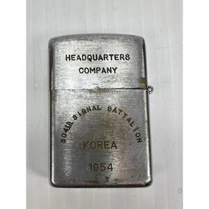 Vtg 1954 Wellington‎ Lighter Headquarters Company 304th Signal Battalion Korea